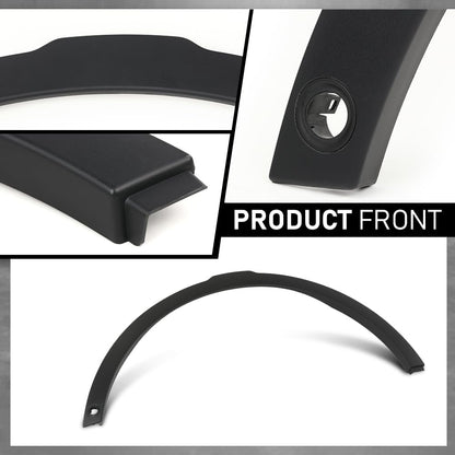 G-PLUS Front Left Wheel Arch Fender Trim Molding with Sensor Hole Compatible with Range Rover Evoque 2012-2019,Fit for Models With Active Park Assist System