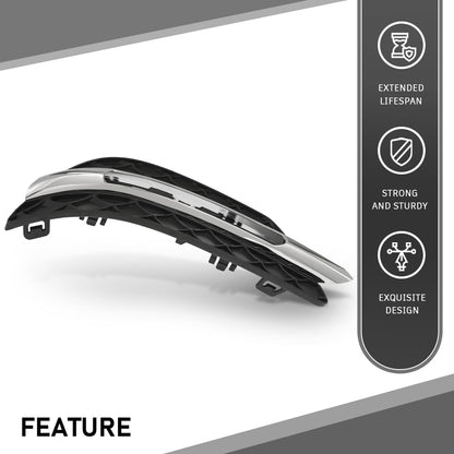 G-PLUS Fog Light Cover Daytime Running Light Cover, Compatible with Benz C250 C350 2012-2015/C300 2012-2014, Fit Models W/o AMG Package & Sport Package