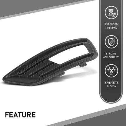 G-PLUS Left Fog Light Trim Cover, Compatible with Ford Focus 2015-2018, Driver Side, F1EZ15266K, FO1038151