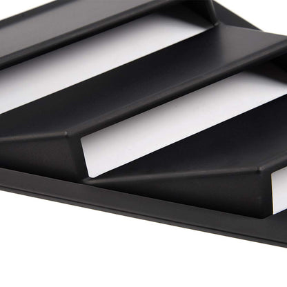 2pcs Window Louvers Cover Scoop Vent Sun Shade Fit for 2016-2018 Compatible for Honda Civic 10TH Sedan 4 Door Side ABS Window Louvers Cover Sun Shade 2016 2017 2018 16 17 18