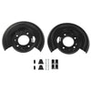 G-PLUS New Rear Brake Dust Shield Backing Plates Pair Compatible with 2000-2005 Ford Excursion/2000-2010 Ford F250 Super Duty TN02044