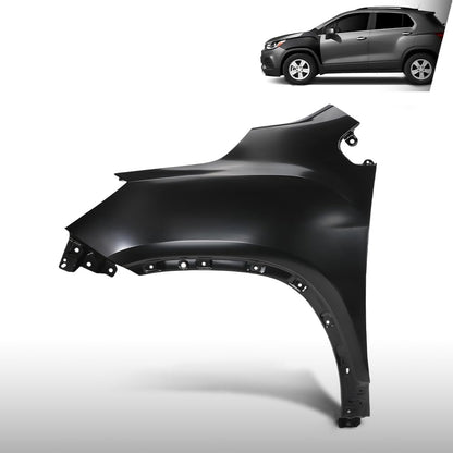 G-PLUS Front Left Driver Side Fender Assembly Compatible with Chevy Trax 2017-2022 GM1240403, 42334473 Black