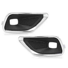 G-PLUS Fog Light Cover Bezel for Jeep Cherokee 2019-2020 Chrome Style