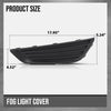 Fog Light Lamp Assembly Trim Bezel Cover Compatible with Ford Focus S/SE Models 2015 2016 2017 2018 Matte Black Front Left Driver Side FO1038150 + Right Passenger Side FO1039150