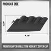 G-PLUS Front Bumper Grille Tow Hook Eye Cover Cap Compatible with Toyota Collora (submodel:Hybrid LE, Hybrid XLE, LE) 2023 2024 2025 53128 12190, 5312812190 Black