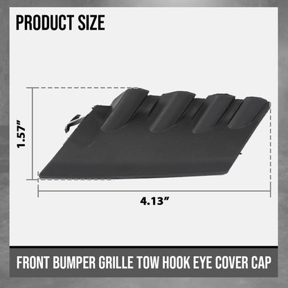 G-PLUS Front Bumper Grille Tow Hook Eye Cover Cap Compatible with Toyota Collora (submodel:Hybrid LE, Hybrid XLE, LE) 2023 2024 2025 53128 12190, 5312812190 Black