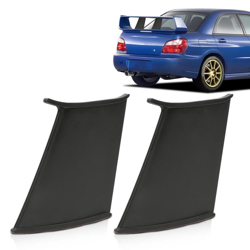G-PLUS Spoiler Wing Stiffi Support Stabilizer Fit 2002 2003 2004 2005 2006 2007 Subaru Impreza WRX STi Black