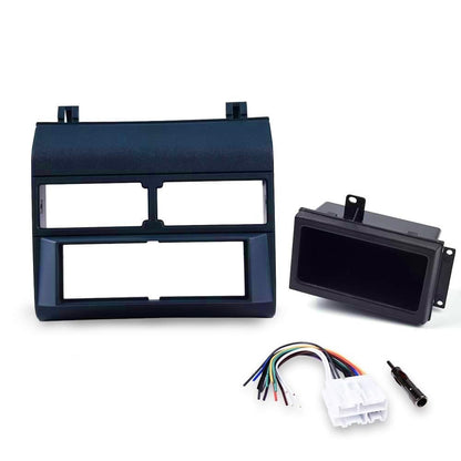 G-PLUS Trucks Car Stereo Radio Dash Kit Antenna Harness Compatible with Chevy Crew Cab Dually 1992-1994 GMK333BU,Metra 99-3000R, GMP333, GM1482GRB (Blue)