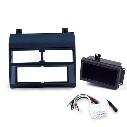 G-PLUS Trucks Car Stereo Radio Dash Kit Antenna Harness Compatible with Chevy Crew Cab Dually 1992-1994 GMK333BU,Metra 99-3000R, GMP333, GM1482GRB (Blue)