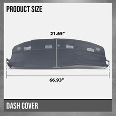 G-PLUS TPE Dash Cover for Dodge Ram 1500 2002-2005 Ram 2500 3500 Blue Product Features