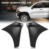 G-PLUS Front Bumper End Cap Extension Trim Pair Compatible with Chevy Silverado 1500 2019-2022 Replacement for GM1016110, GM1017110
