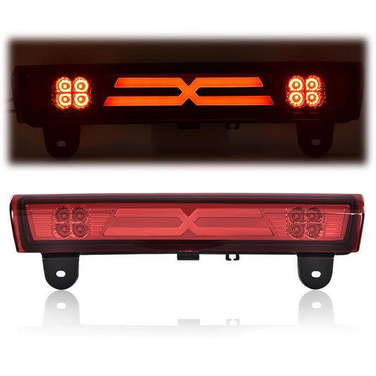 G-PLUS LED 3rd Third Brake Light Compatible with Chevy Suburban/GMC Yukon XL 1500 2500 2000-2006, Fit Chevy Tahoe/GMC Yukon 2000-2006, High Mount Cargo Lamp Type X, Red Lens, 15170955