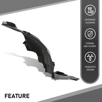 G-PLUS Front Left Fender Liner Inner Assembly, Compatible with Benz GLC300 GLC350e GLC43 GLC63 2016-2023, Driver Side, 2536910303, MB1248188