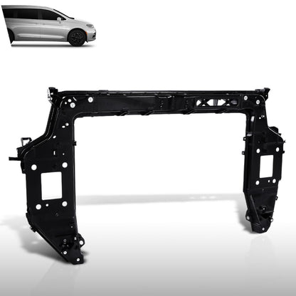 G-PLUS Front Radiator Support Assembly Compatible with Chrysler Pacifica 2017-2023, Fit Chrysler Voyager 2020-2023 V6 3.6L 68292241AB, CH1225287 Black