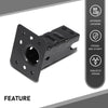 G-PLUS Bumper Impact Bar Bracket Set Compatible with Buick Encore 2013-2017 Chevy Trax 2013-2016 42392685, 42392684 Black