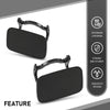 G-PLUS Front Bumper Headlight Washer Cap Cover Left&Right Compatible with Audi A4 B8 2008-2012 (Not Fit S4 or Sline Models) 8K0955275, 8K0955276