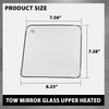G-PLUS Mirror Glass Heated Left+Right Upper Compatible with Ford F150 Pickup Truck 2013-2014,Fit Ford F250 F350 F450 F550 Super Duty 2008-2016 FO1324150, FO1325150 White