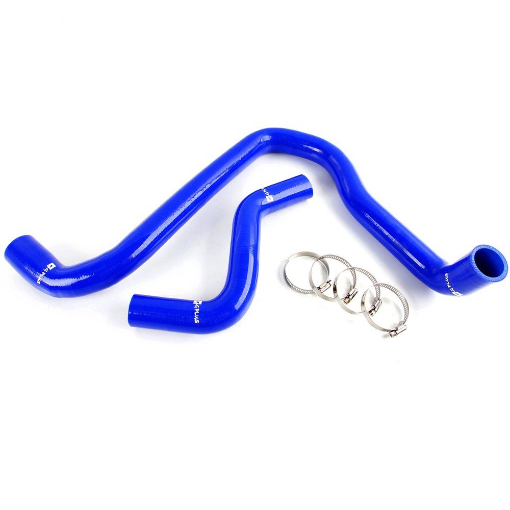 G-PLUS Silicone Radiator Coolant Hose Pipe Kit Clamps Compatible With Honda Prelude 1992-1996 JDM,Blue