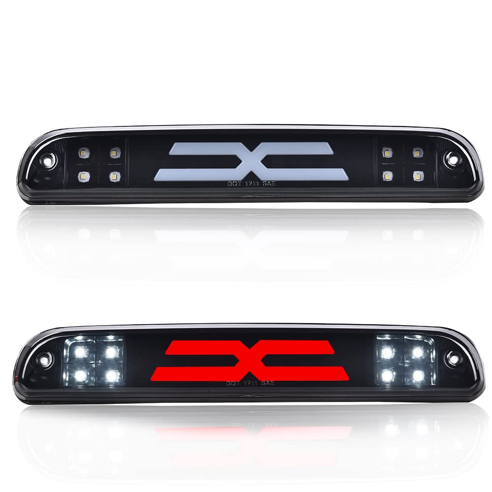 G-PLUS LED Third Type X High Mount Brake Stop Light Compatible with 1993-2011 Ranger 1999-2016 F250 F350 F450 F550 Super Duty 1995-2003 Mazda B2300 B2500 B3000 B4000 CC3Z13A613B