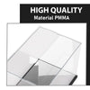 G-PLUS Clear Boxing Glove Display Case Acrylic Display case Fit for Full Size Boxing Glove Storage Box Dustproof UV Protection Cabinet with Carbon Fiber Skin Base and Removable Mirror Base
