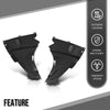 G-PLUS Splash Shield Pair Front Left & Right Fit BMW 320i/320i xDrive Base 2013-2018 51718055020, 51718055019 Black