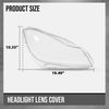 G-PLUS Headlight Lens Cover Compatible with Benz C-Class W204 2011-2015 A2048203639 Right Side Front Headlamp Lens Cover Clear
