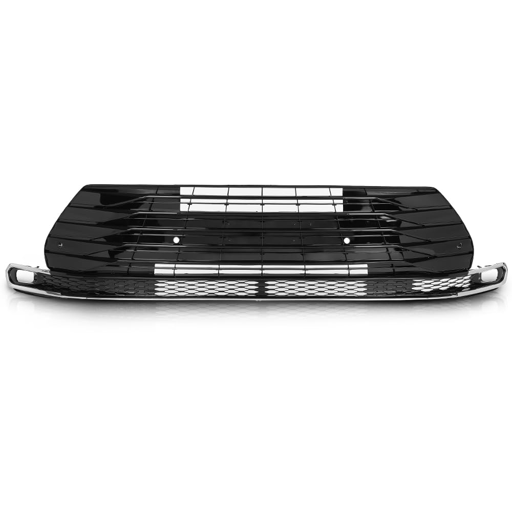 G-PLUS Front Lower Bumper Grille Grill, Compatible with Toyota Sienna 2021-2024, W/Sensor Holes, W/o Camera Option, 5310208070, TO1036247
