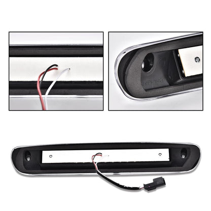 G-PLUS LED Third Brake Light Compatible With 07-14 Chevy Silverado/GMC Sierra,3RD LED Bar Brake/Cargo Light,Type I (Smoky lens Black Housing Amber Reflector)
