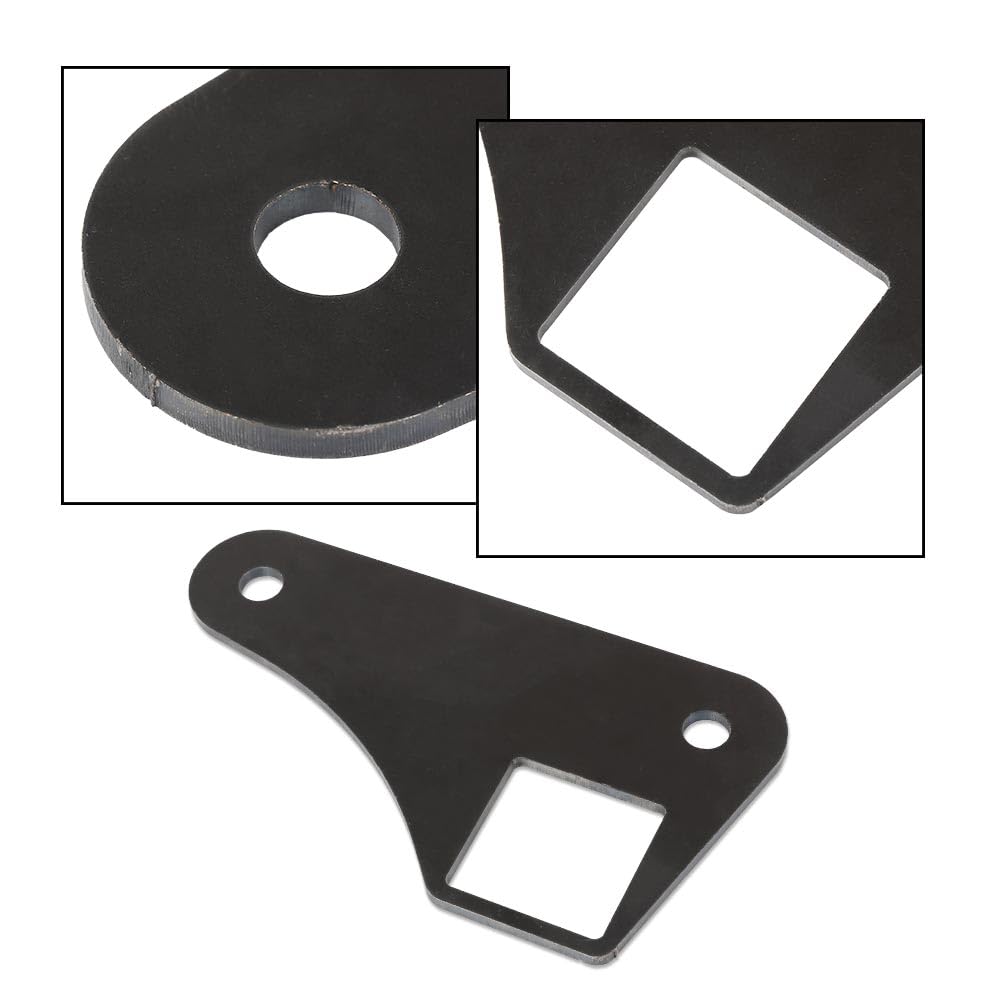 G-PLUS Square Tubing Air Ride Brackets Ladder Bar Mounting Parallel 4 Link Tabs 2"