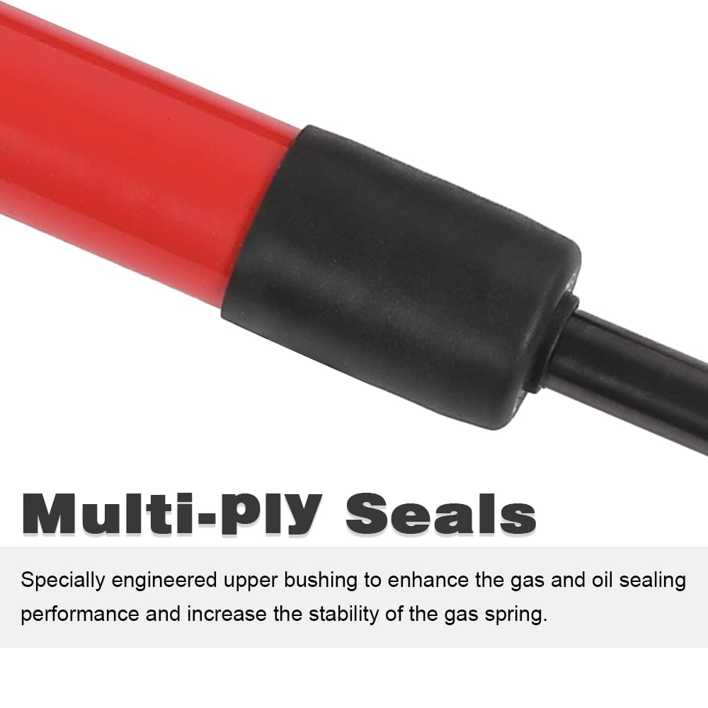 G-PLUS Racing Bonnet Hood Lift Gas Strut Shock Compatible with Honda Civic EG EK EJ EH 1992-2000 Hood Panel Bonnet Gas Struts Red