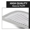 G-PLUS Pair Front Bumper Reflector Side Marker Lights, Compatible with BMW X6 E71 E72 2008-2014/ BMW X5M Only 2010-2013, LH Driver & RH Passenger Side 2PCS, White Lens, 63147187088, 63147187087