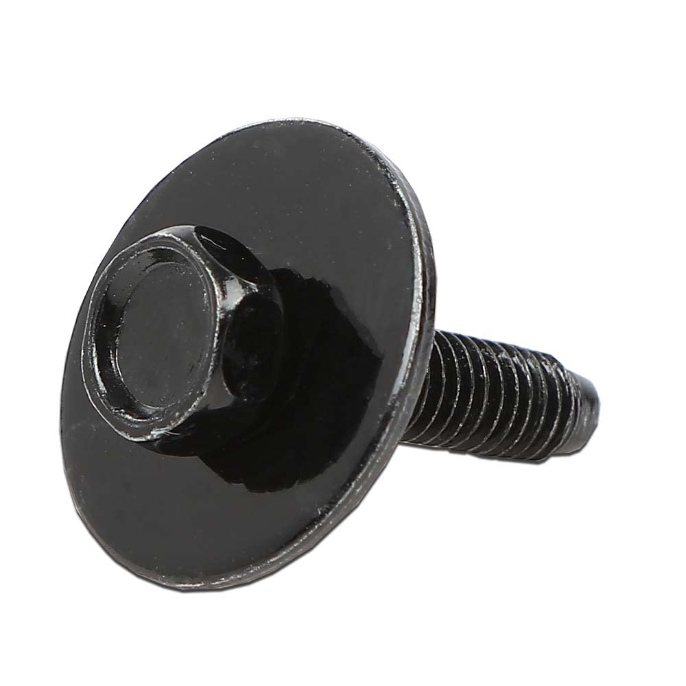 G-PLUS Body Bolts & U-nut Clips- M6-1.0 x 25mm- 10mm Hex- 20 pcs (10ea) Compatible with Ford Truck