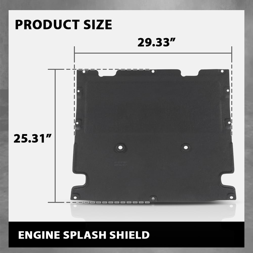 G-PLUS Engine Splash Shield Front Rearward Compatible with Audi Q5 Q5 PHEV SQ5 2.0L 3.0L 2018-2023 80B863821A