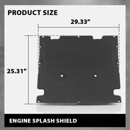 G-PLUS Engine Splash Shield Front Rearward Compatible with Audi Q5 Q5 PHEV SQ5 2.0L 3.0L 2018-2023 80B863821A