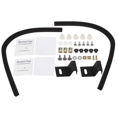 G-PLUS Hood Deflector Compatible With 2017-2019 Ford F250 F350 F450 F550 Super Duty,Bug Shield Guard Bonnet Protector,Black