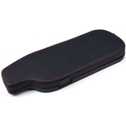 G-PLUS Open Arm Rest - Black PVC Leather w/Red Stitching Compatible with Toyota 86 /for Scion FR-S PZ435-10340-00 PZ4351034000
