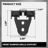 G-PLUS Front Bumper Bracket Holder, Compatible with Audi A6 A6 Quattro S6 RS6 A7 Quattro S7 RS7 2012-2018, 4G0-807-333, 4G0807333