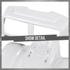 G-PLUS Front & Rear Liner Fender Complete Set Compatible with Honda ATC350X 1985-1986 White