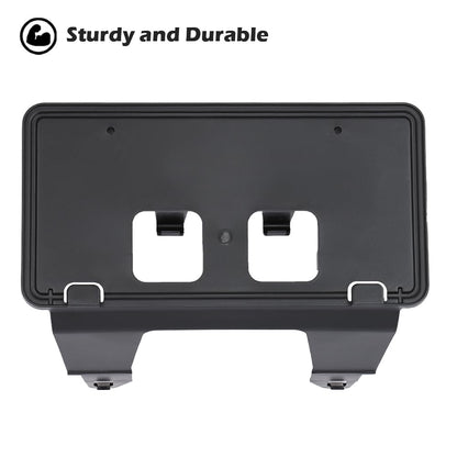 G-PLUS Front License Plate Bracket Compatible with Ford F250 F350 Super Duty 2020-2022 LC3Z-17A385-AB Black License Plate Holders Black