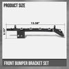 G-PLUS Bumper Bracket Set Front Left and Right Side Compatible with Cadillac XT5 (submodel: Base, Platinum) 2017 2018 2019, Fit Cadillac XT5 Livery 2021 2022 2023 84172893, 84172892 Black