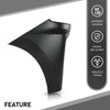 G-PLUS Front Bumper End Cap Extension Trim Right Passenger Side Compatible with Chevy Silverado 1500 2019-2022 Replacement for GM1017110