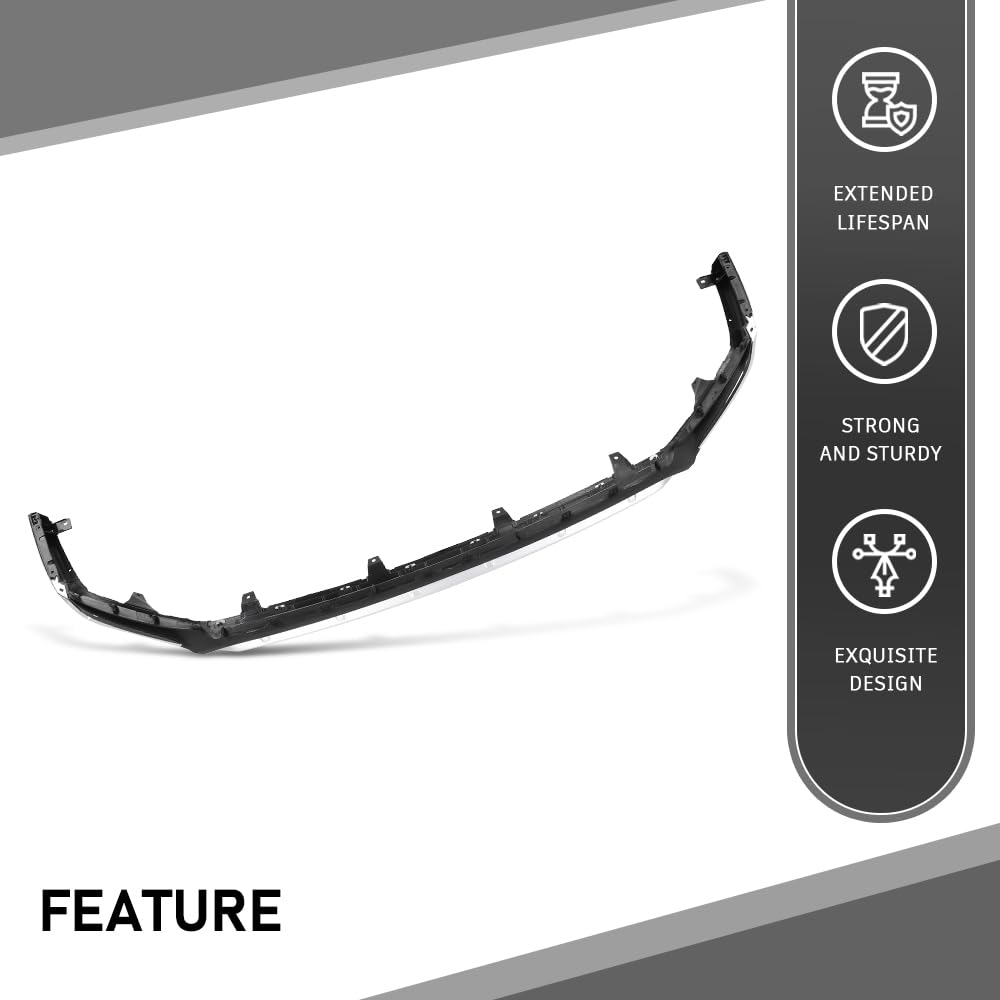 G-PLUS Front Lower Bumper Valance Panel Compatible with LX RX350 RX450h RX350L RX450hL 2020-2022,Fit Model With F Sport Package 521020E030, LX1095104 Textured Chrome Black