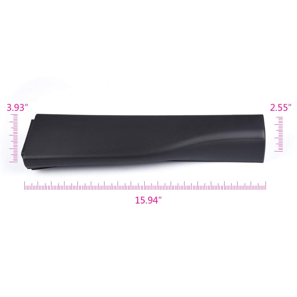 G-PLUS Step Side Tailgate Molding Trim Cap Compatible for 2008-2016 Ford F250 F350 F450 Super Duty (Designed for Tailgates with Flex Step Only) Molding Trim End Cover Caps, Right Left 15.94"(2Pcs)