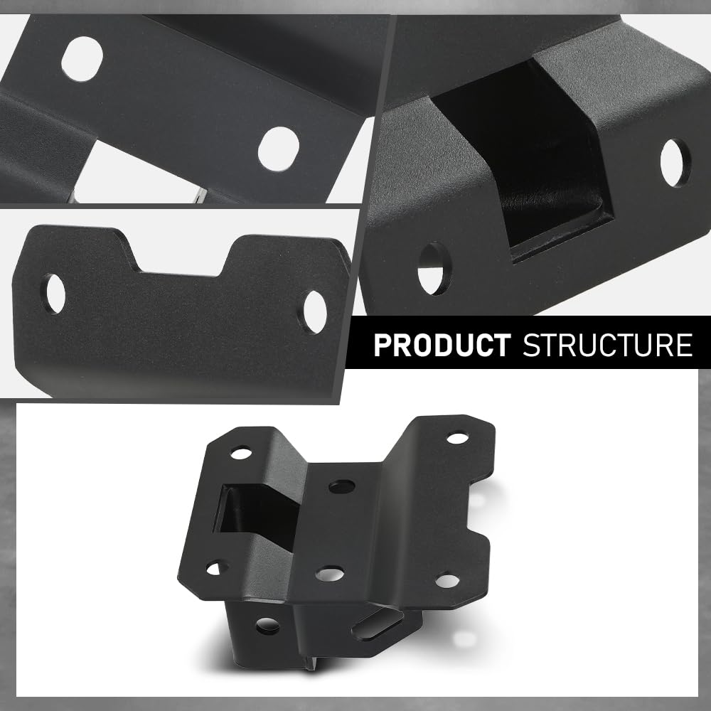 G-PLUS Rear 2" Receiver Tow Hitch Compatible with Can-Am Maverick X3 & X3 Max (Turbo) 2016-2021 Black