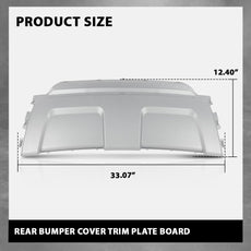 G-PLUS Rear Bumper Cover Trim Plate Compatible with Range Rover Evoque 2012-2018 Side View