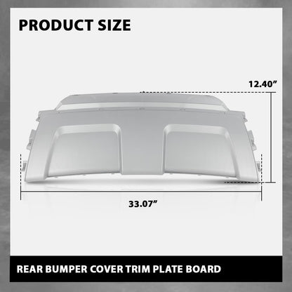 G-PLUS Rear Bumper Cover Trim Plate Board Compatible with Range Rover Evoque 2012-2018 Pure Models Only, Not Fit for Dynamic Models