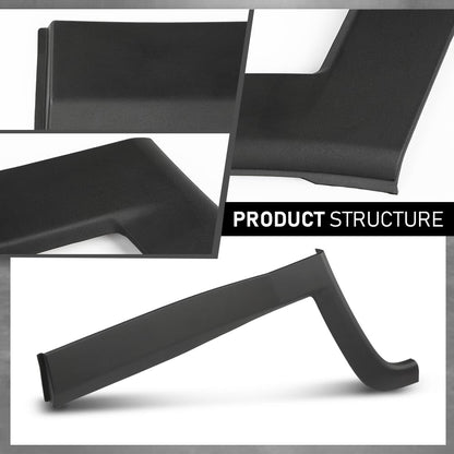 G-PLUS Door Molding and Beltlines Rear Passenger Compatible with Jeep Compass 2017-2024 5UP26RXFAB, CH1505111
