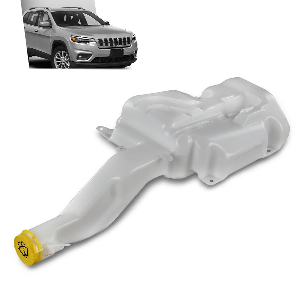 G-PLUS Washer Reservoir Windshield Tank Compatible with Jeep Cherokee 2019-2023 8406291AA-PFM