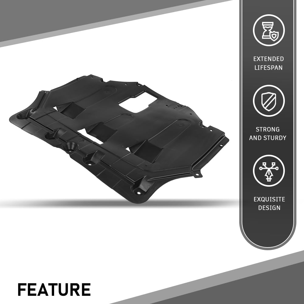 G-PLUS Engine Splash Shields Rear Compatible with Kia Optima 2016-2020 29130D4000, KI1228162