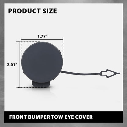 G-PLUS Front Bumper Tow Eye Cover Compatible with Jaguar XE XEL 2020-2021